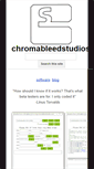 Mobile Screenshot of chromableedstudios.com